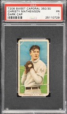 1909-1911 T206 Sweet Caporal White Border Chr...