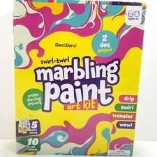 Marbling Paint Art Kit for Kids Dan Darci Arts Crafts for Girls Boys Ages 6