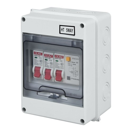 5 Way Garage Shed Camper Van Caravan Consumer Unit Fuse Box with RCD + 2x MCB UK - Picture 8 of 12