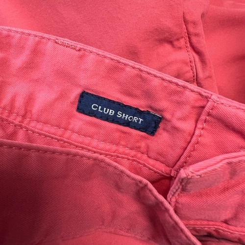 Pantalones Cortos Chinos Vineyard Vines Para Hombres 35 Rosa Calce Clásico Frente Plano Preppy - Imagen 10 de 11