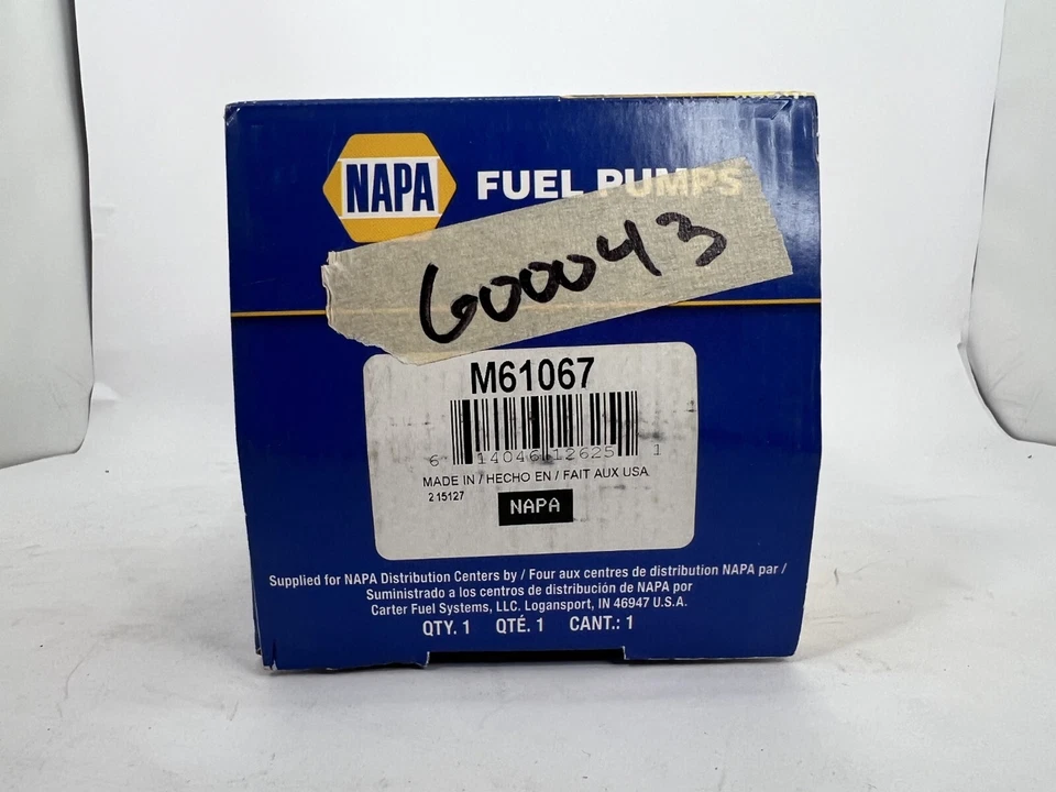 Conjunto bomba combustible Carter Fuel Systems Napa pieza M61067 nuevo en caja Foto 2 de 4