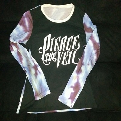 PIERCE THE VEIL BLACK Tie Dye GRAPHIC 