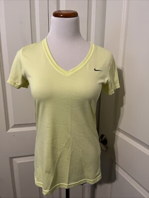 neon yellow nike shirt women's