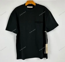 FEAR OF GOD ESSENTIALS T-SHIRT "Strech Limo Black"  Size Small AUTHENTIC