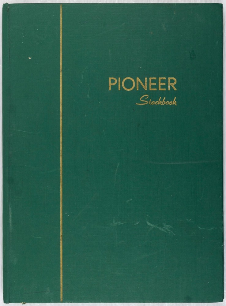STAMP ALBUM WITH STAMPS WORLDWIDE Pioneer Stockbook B540