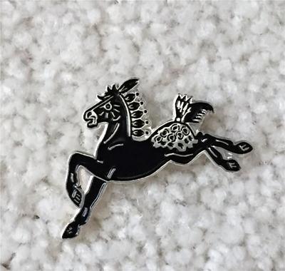 New Appaloosa Horse Pin Brooch Painted Ponies Spirit Horse Cloisonne ApHC Art