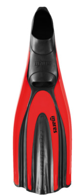 Mares Avanti Super-Channel Full Foot Fins, Mens/Youth 3.5-4.5, Women 4.5-5.5 Red