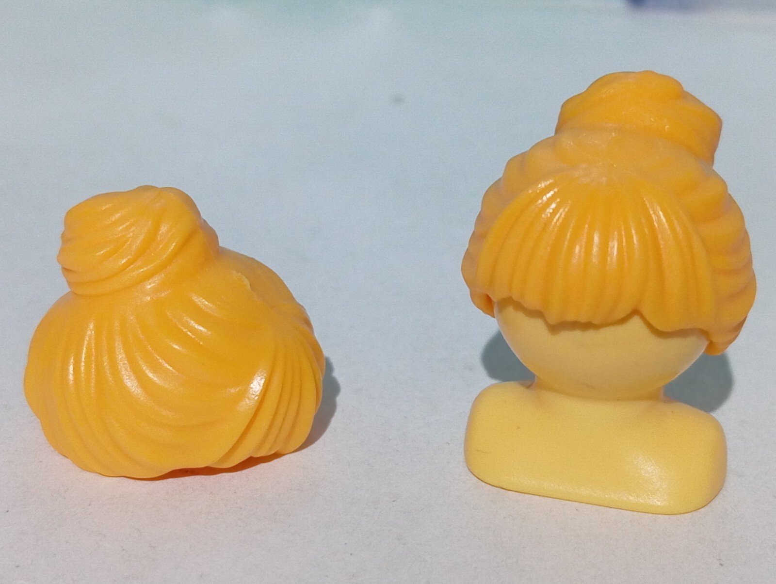 PLAYMOBIL X2 PELUCAS MOÑO RUBIAS PELO RUBIO MUJER DAMA CHICA RECOGIDO BODA