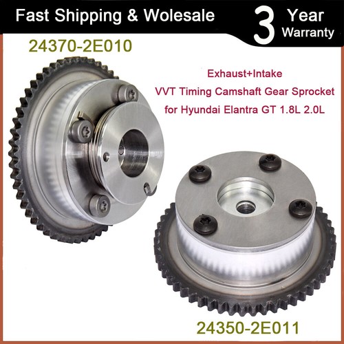 Exhaust+Intake VVT Timing Camshaft Gear Sprocket for Hyundai Elantra GT