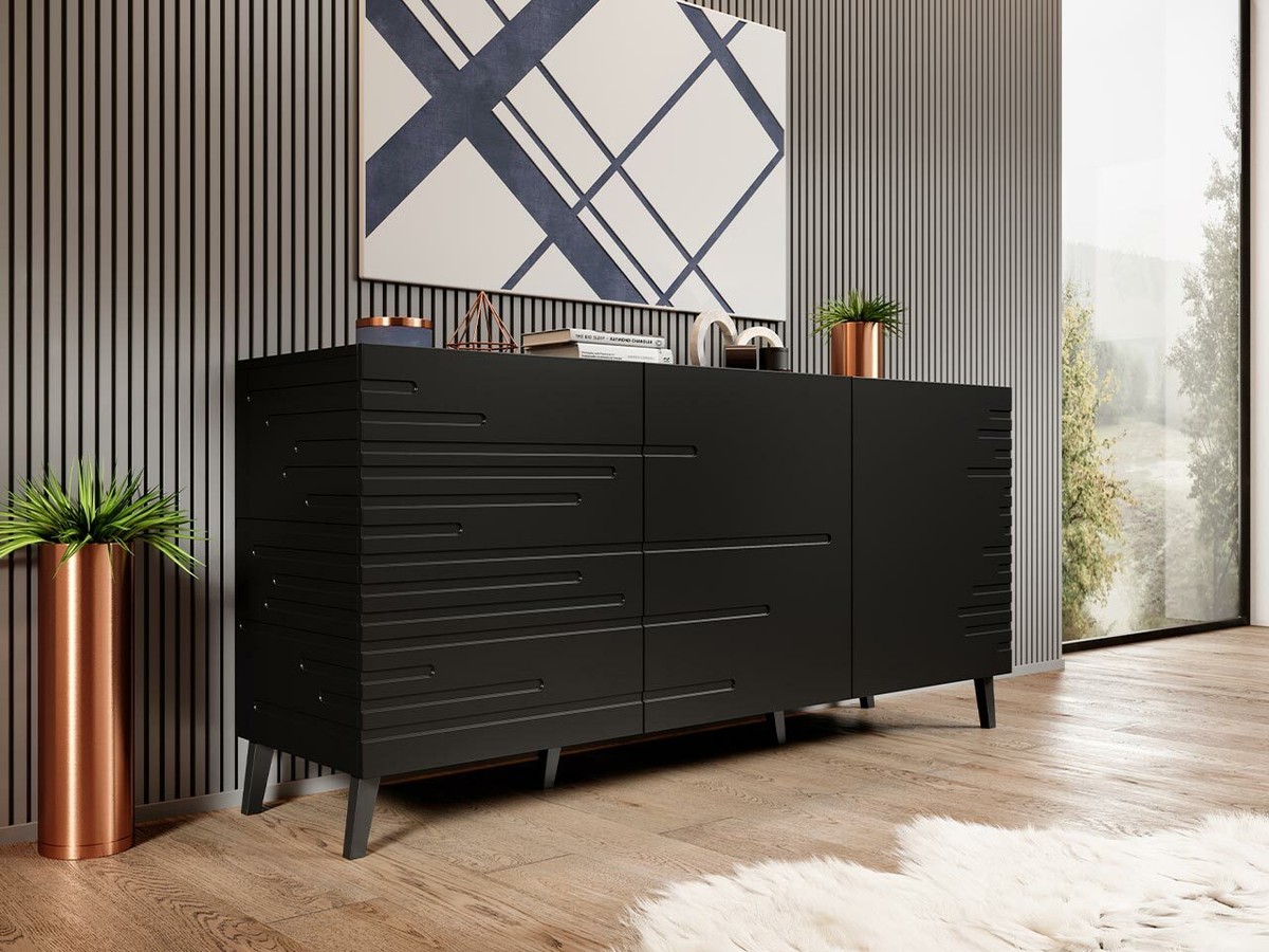 Kommode Vona Schlafzimmer Highboard Sideboard Schrank Farbauswahl Design