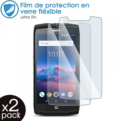 Glass Flexible Hardness 9H for Smartphone Crosscall TREKKER-X4 (Pack x2