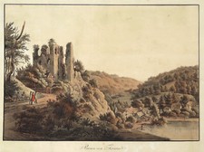 Tharandt Original Umrissradierung 1820