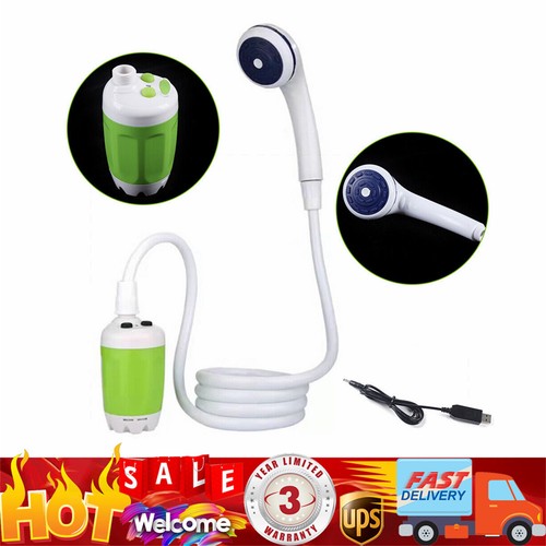 Portable Outdoor Shower USB Rechargeable Battery Powered Shower Pump