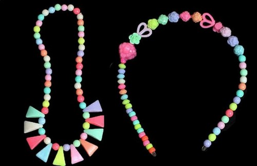 Jewellery Making Kit Beads Necklace Bracelets Charms Pendant DIY Craft Kids Gift - Picture 5 of 8