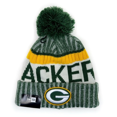 New Era Green Bay Packers NFL Knit Winter Hat Beanie Mens Womens Fan Gear Gift