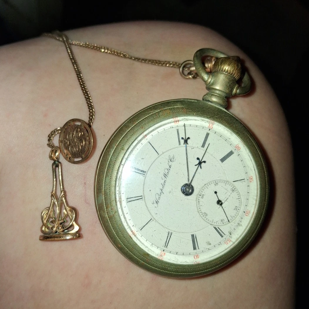 Hampden Pocket Watch Pocket Watches with Vintage for sale | eBay