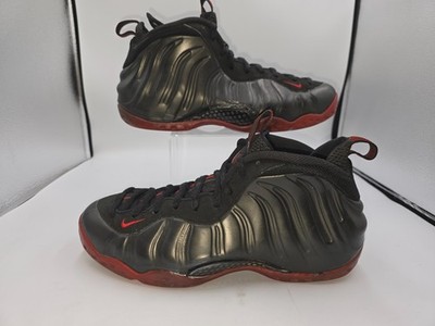 Nike Air Foamposite One Cough Drop Sneakers Men's Black Lace Up Athletic - 10