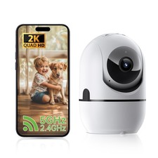Security Camera, 2-Way Video Call, PTZ Pan Tilt Zoom, WiFi Night Vision