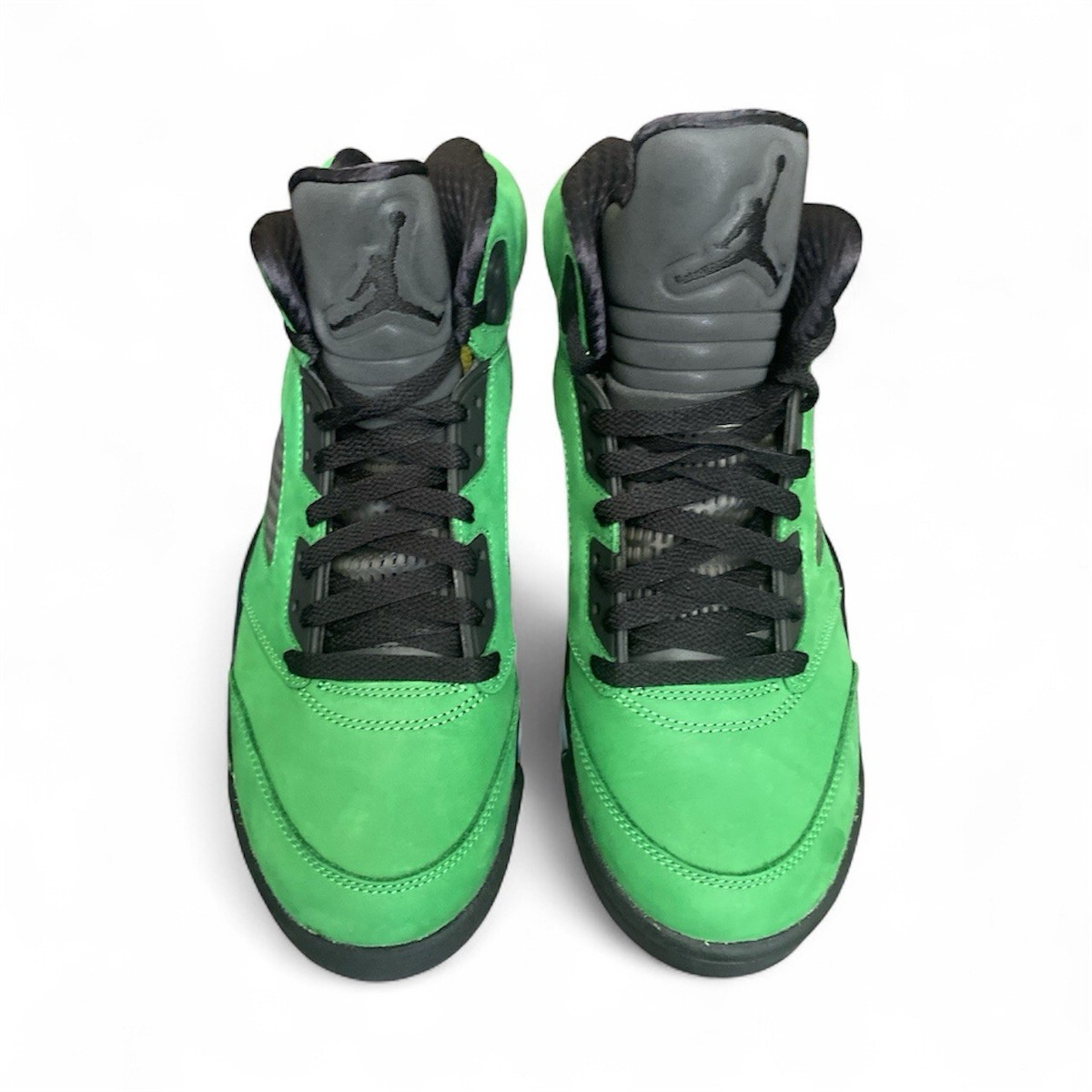 Nike Air Jordan 5 Retro Men's Sneakers Oregon Green/Black, Size