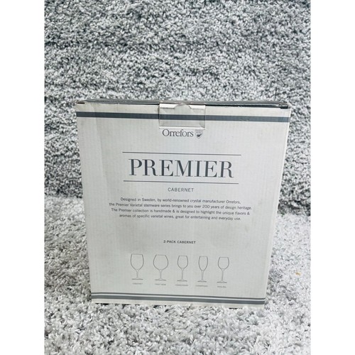 Orrefors Cabernet Glass Premier Clear Pack of 2 - Picture 10 of 12