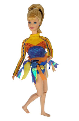 vintage Jointed Barbie doll STAR SKATER BARBIE Olympics