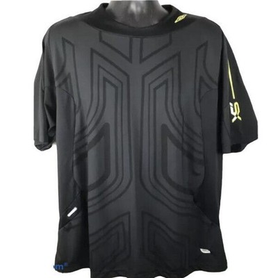 Umbro SX Black Short Sleeve Soccer Jersey Shirt Mens Sz Large
