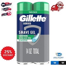 Gillette Series 3X Action Shave Gel Sensitive...