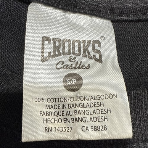 Crook And Castle T Shirt Size Small God, Guns & Money - Picture 2 of 8