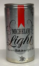 Michelob Light 12 oz. Drawn Steel Beer Can