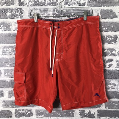 Tommy Bahama Swim Trunks Shorts Mens XL Drawstring Pockets Board Surf Beach READ