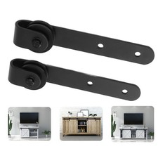›Cabinet Door Sliding Hanging Rail Pulley Kit Smooth Silent Barn Door Style