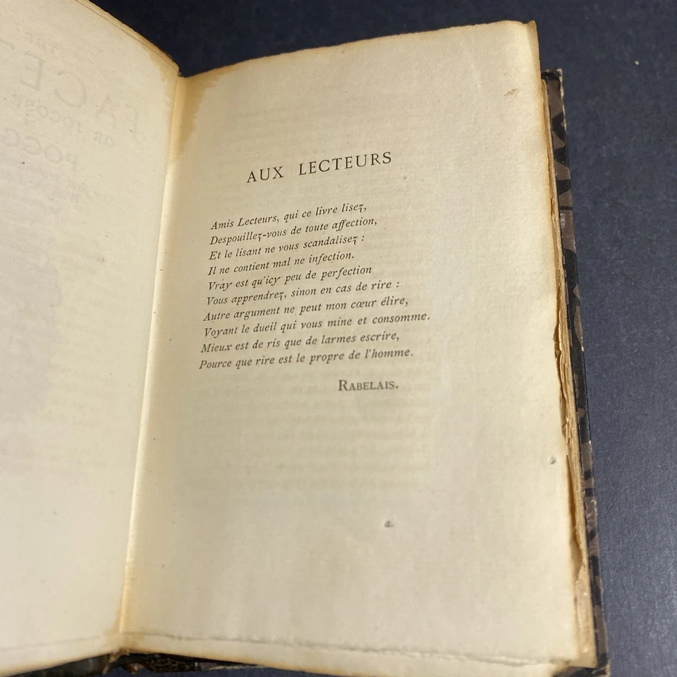 Кожаный набор Facetiae of Poggio 1879 2 тома четверть доллара / FHB - Изображение 4 из 4
