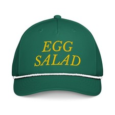 Egg Salad Hat Green Masters Golf Classic rope cap