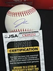 JAMES WOOD signed OML Snow White Baseball JSA COA CK09252 WASHINGTON NATIONALS