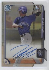 2015 Bowman Draft Chrome Draft Pick Auto Refractor Tyler Nevin #BCA-TN Auto p7m