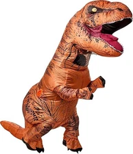 Rubies Jurassic World: T-Rex Inflatable Costume for Adults, Unisex One Size