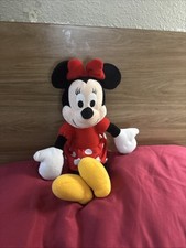 Disney Kohl's Cares Minnie Mouse Plush Red Polka Dot Dress 12" Stuffed Animal
