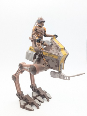 #ad Star Wars The Clone Wars AT RT With ARF Trooper Boil $50.00