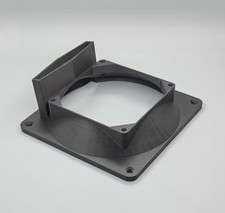 Bitaxe Supra Hex 703 Fan Adapter Shroud 120mm Fan Mount with Vrm Cooling Vent.