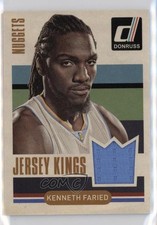 2014-15 Panini Donruss Jersey Kings Kenneth Faried #25 09br