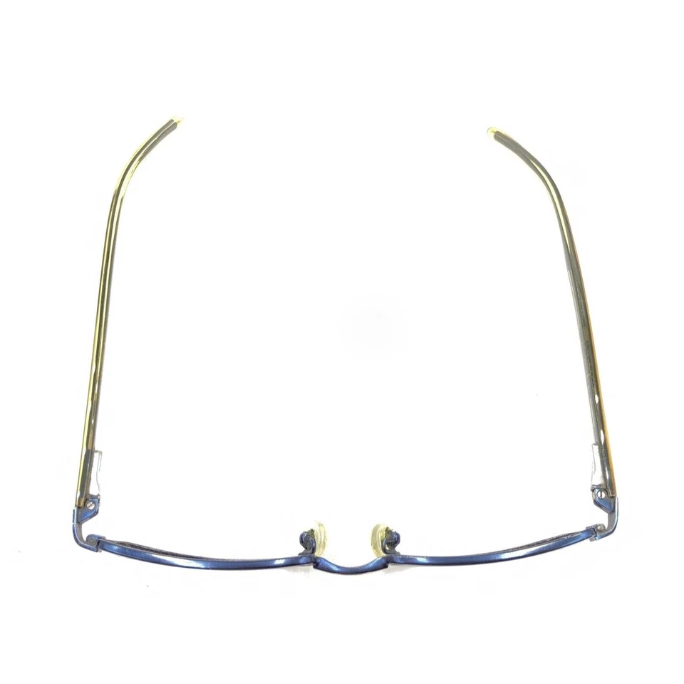 Monturas de gafas rectangulares azul marino Carrera 51-17 140 diseñador hombres mujeres Foto 3 de 4