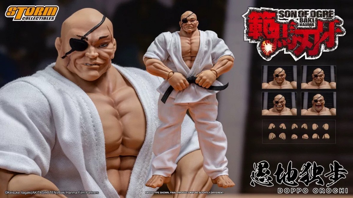 Storm Toys 1/12 Doppo Orochi SON OF OGRE BAKI HANMA Action Figure