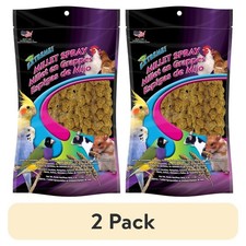 Natural Millet Spray Bird Treats for Parakeets Cockatiels Canaries Finches