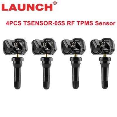 8x LAUNCH LTR-05S TPMS Sensor 315MHz 433MHz Programmable Universal RUBBER