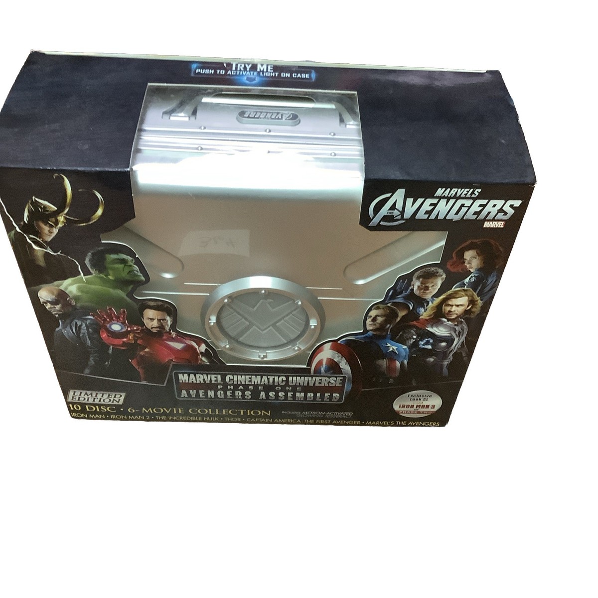 MCU Phase One Avengers Assembled Limited Edition 10 Disc•6-Movie