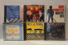 ROCK, CLASSIC ROCK, HARD ROCK, CD LOT OF 6 - SEE TITLES IN DESCRIPTION - CR4