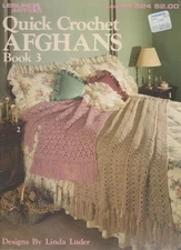 VTG!QUICK CROCHET AFGHANS BOOK 3 LEISURE ARTS 824