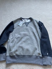 Todd Snyder Champion Collab Colorblock Crew neck Sweatshirt Large New Tags
