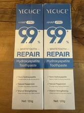 2 9.9% Hydroxyapatite Toothpaste Enamel Protection Tooth Strengthening Exp 1/28