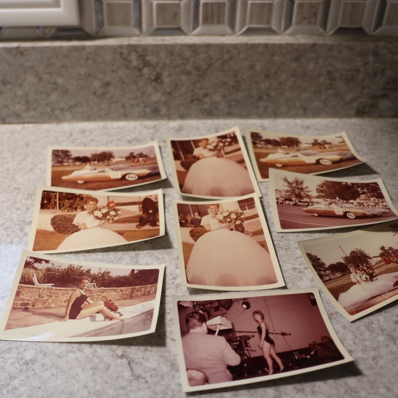Lot of 9-Beautiful Pageant Queen Woman Snapshots  1960s Vintage Photos